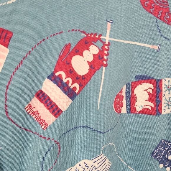 Nite Nite Munki Munki XS (0/2) Knit Mittens Pajama Onesie One-piece Union Suit - Picture 5 of 8